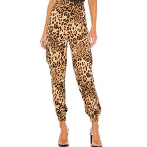 Revolve leopard joggers